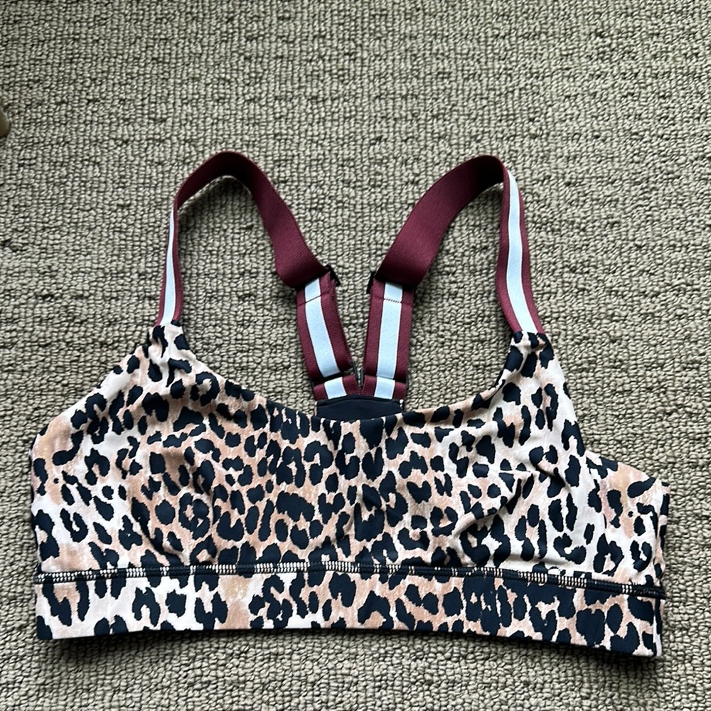 The Upside Leopard Print Activewear Top